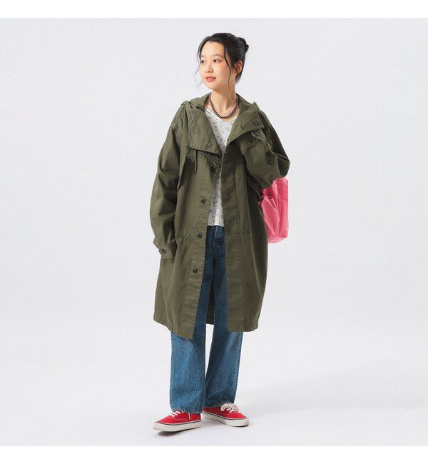 BEAMSBOY「US アーミー コート」|ダッフルコート|OLIVE