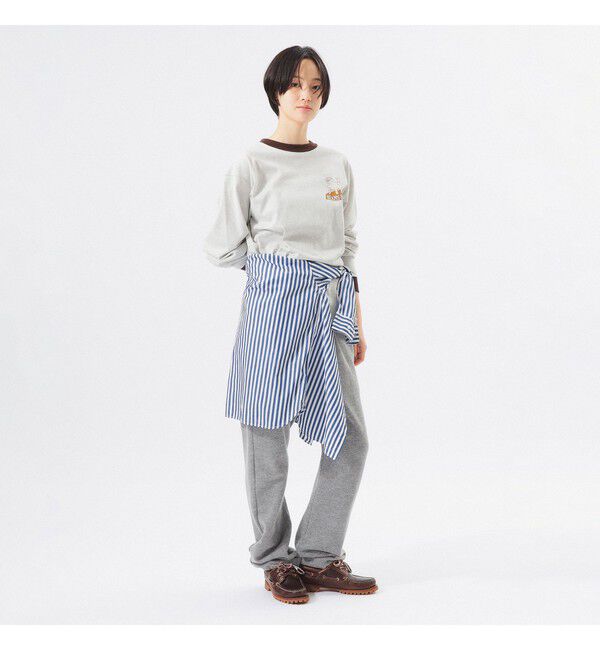 BEAMS SELECTION for WOMEN「【別注】Champion / BOYロゴ リンガーTシャツ」|Tシャツ・カットソー|
