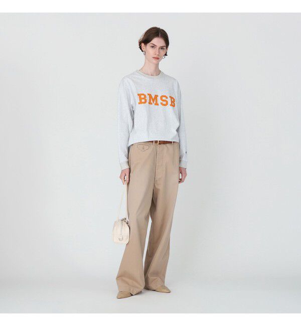 BEAMS SELECTION for WOMEN「【別注】Champion / BOYロゴ リンガーTシャツ」|Tシャツ・カットソー|