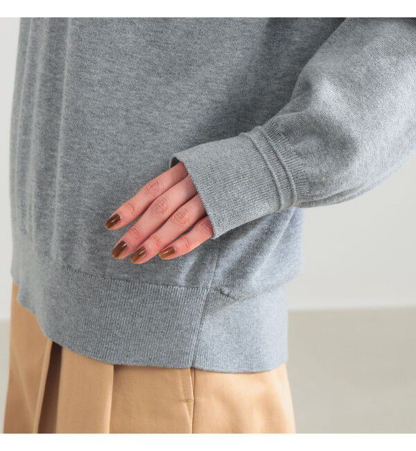Demi-Luxe BEAMS 「コットンウール Vネック ニット」|ニット・セーター|