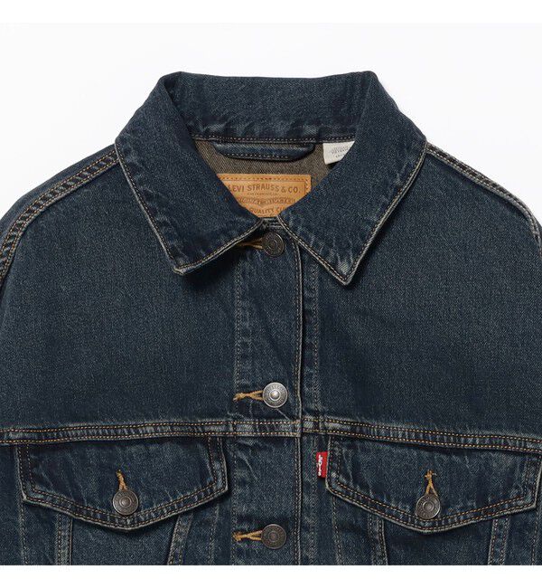 BEAMS SELECTION for WOMEN「LEVI&rsquo;S(R) / Loose Crop Trucker Jacket」|デニムジャケット|