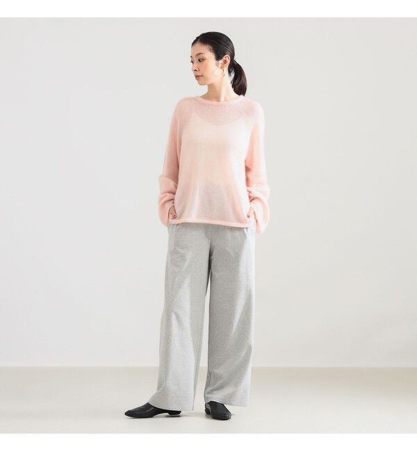Demi-Luxe BEAMS 「ルーズ フルレングス 裏毛 パンツ」|チノ|
