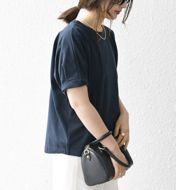 SHIPS any「〈UVカット/接触冷感/吸水速乾/洗濯機可能〉USAコットン ツイスト TEE」|Tシャツ・カットソー|