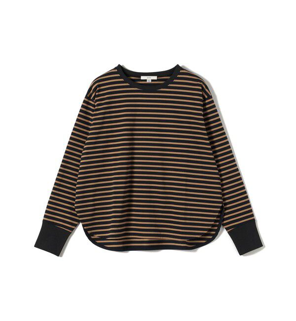 SHIPS for women「〈手洗い可能〉ロング リブ ラウンド ヘム プルオーバー」|Tシャツ・カットソー|