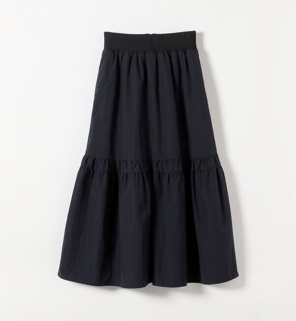 SHIPS any「〈洗濯機可能〉ウエスト リブ ギャザー スカート［NAVY BLUE］」|スカート|