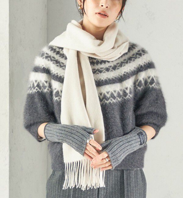 SHIPS for women「《予約》〈手洗い可能〉ウール カシミヤ ウォッシャブル ストール」|ストール|