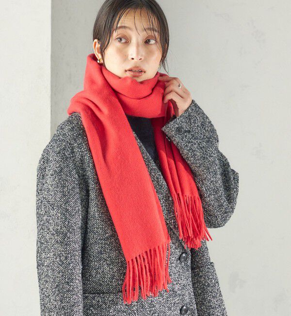 SHIPS for women「《予約》〈手洗い可能〉ウール カシミヤ ウォッシャブル ストール」|ストール|