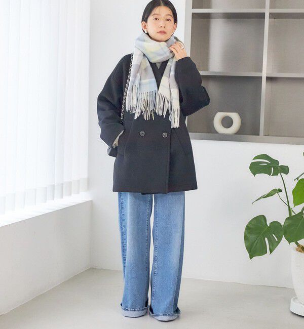SHIPS for women「《予約》〈手洗い可能〉ウール カシミヤ ウォッシャブル ストール」|ストール|