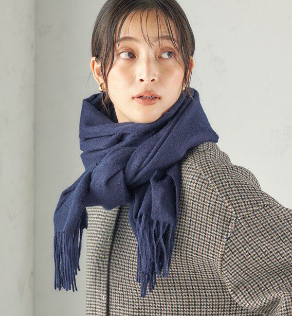 SHIPS for women「《予約》〈手洗い可能〉ウール カシミヤ ウォッシャブル ストール」|ストール|