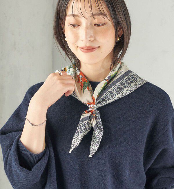 SHIPS for women「《予約》BINDU: シルク ウール ストール 64*64」|ストール|