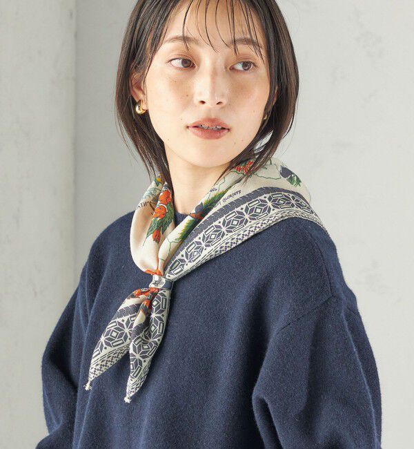 SHIPS for women「《予約》BINDU: シルク ウール ストール 64*64」|ストール|