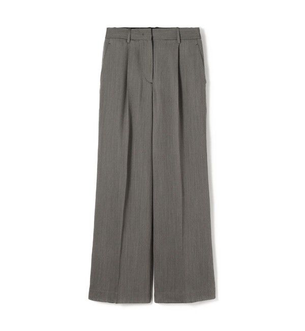 DES PRES「ハイツイストカルゼ ワンタックパンツ」|スラックス|15 グレー