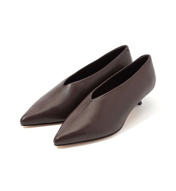 TOMORROWLAND GOODS「JVAM GRANT レザー パンプス」|パンプス|49 ダークブラウン