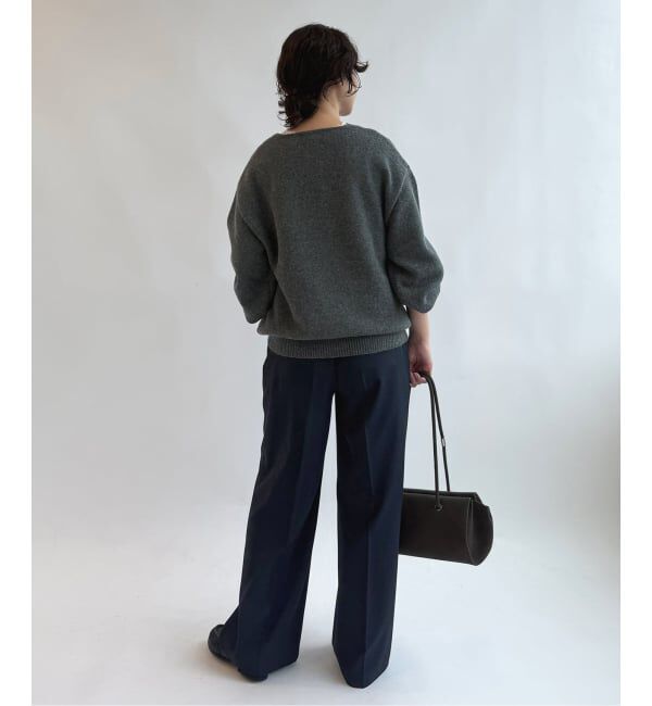 SLOBE IENA「《WEB限定/4サイズ展開/追加》イージーワイドパンツ」|スラックス|