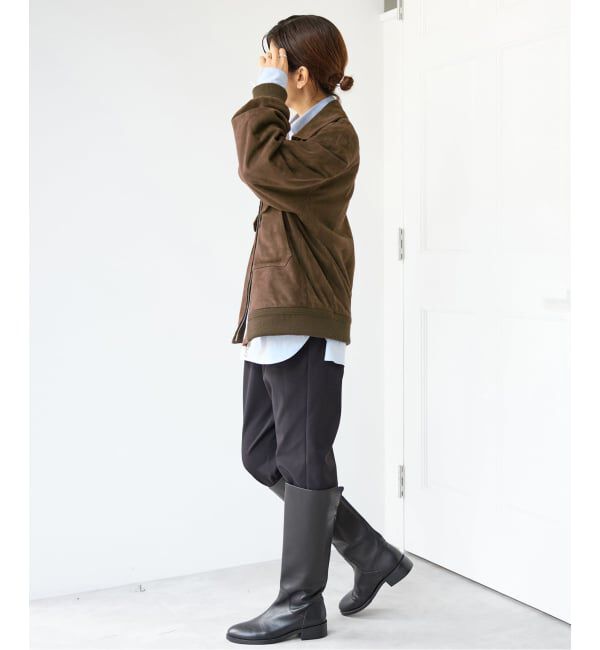 IENA「CINQUANTA/チンクアンタ 別注SWEDISH MILITARY TYPE BLOUSON ブルゾン R-530」|ライダースジャケット|