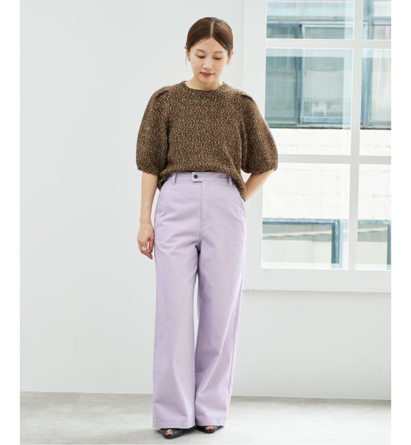 IENA「ハイツイストコットンワイドパンツ」|その他|