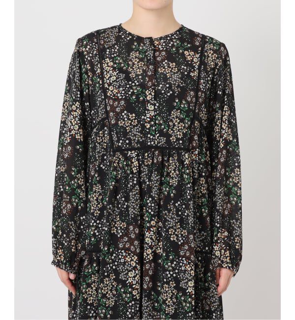 SLOBE IENA「《WEB限定/追加2》FLOWER PRINT ワンピース」|ワンピース|