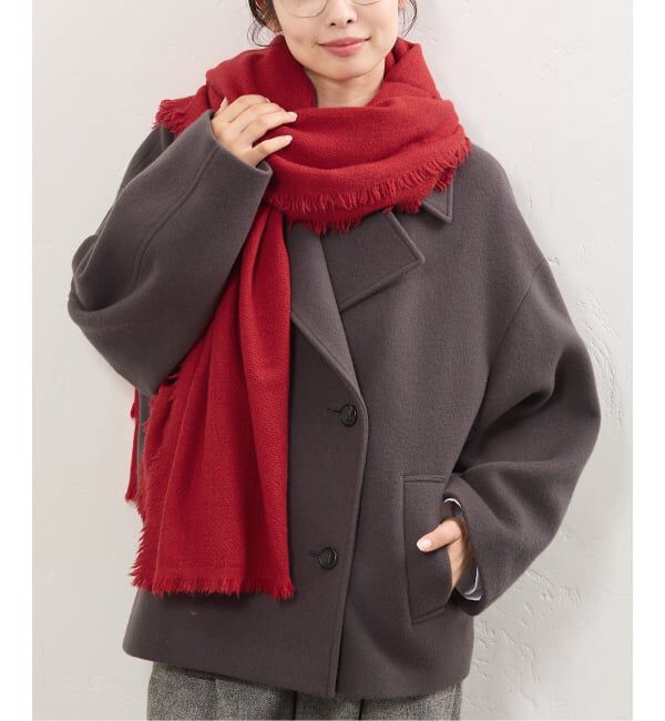 IENA「《予約》NIMNIMDUAI/ニムニムデュアイ THICK PASHMINA WOOL STOLE ストール」|ストール|