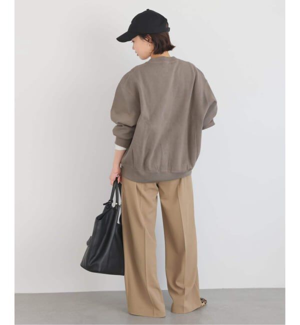 SLOBE IENA「《WEB限定カラーあり/追加4予約》ダブルフェイスジャージースナップカーディガン」|カーディガン|