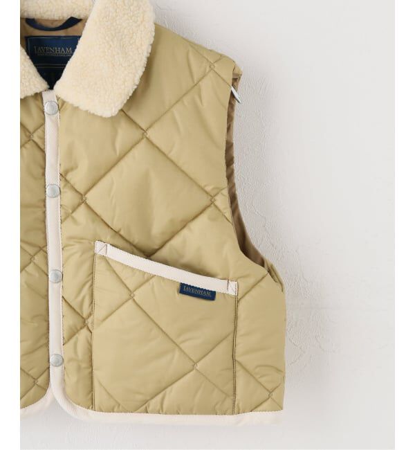 IENA「LAVENHAM/ラベンハム BIG QUILT VEST ベスト LV14115624」|ダウンベスト・ベスト|