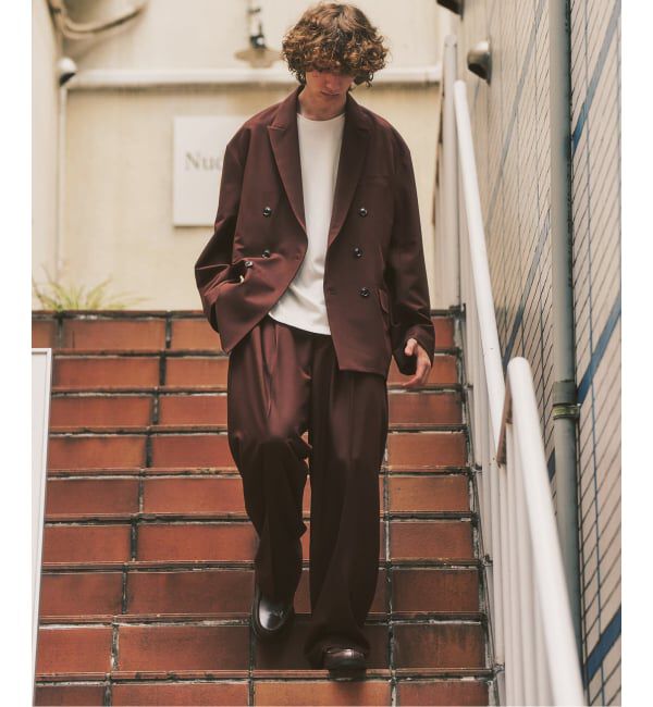 417 EDIFICE「《WEB限定》T/Rツイル ダブルワイドセットアップ」|スーツ|
