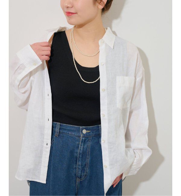 JOURNAL STANDARD relume「《追加2》Vis/Polyクルーネックリブタンクトップ」|タンクトップ|