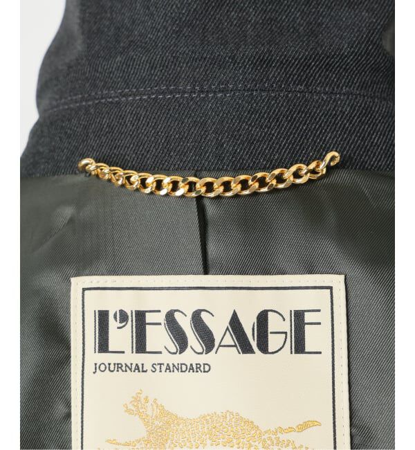 journal standard L'essage「《追加7》ヴィスポリギャバブレザージャケット」|テーラードジャケット|