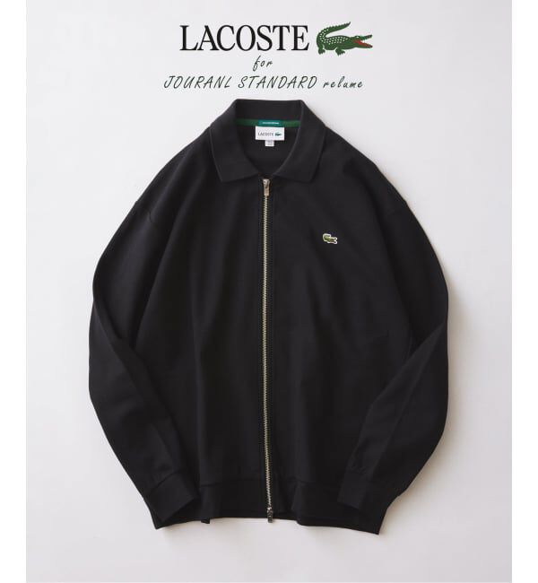 JOURNAL STANDARD relume「LACOSTE / ラコステ 別注 フルジップ カーディガン」|カーディガン|ブラック