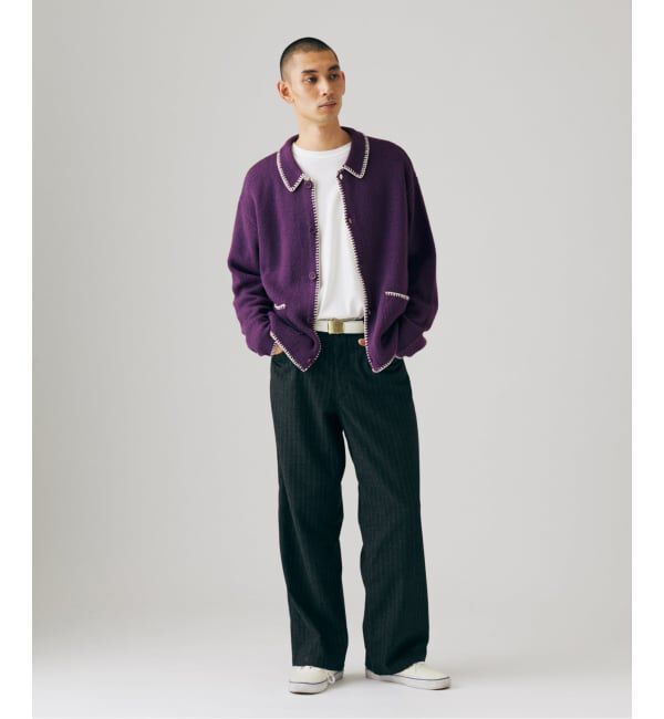 JOURNAL STANDARD「ブランケット ステッチ シャツ カーディガン」|カーディガン|