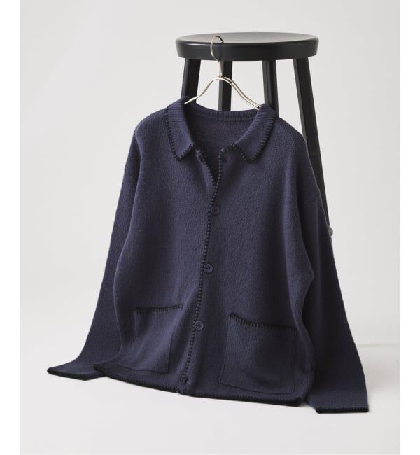 JOURNAL STANDARD「ブランケット ステッチ シャツ カーディガン」|カーディガン|