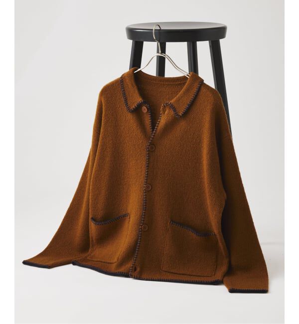 JOURNAL STANDARD「ブランケット ステッチ シャツ カーディガン」|カーディガン|