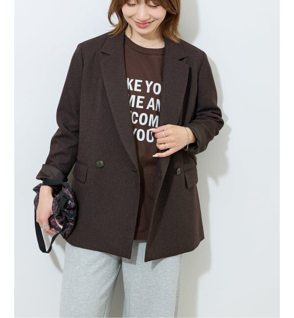 JOURNAL STANDARD relume「《予約》メランジツイルテーラードジャケット」|テーラードジャケット|