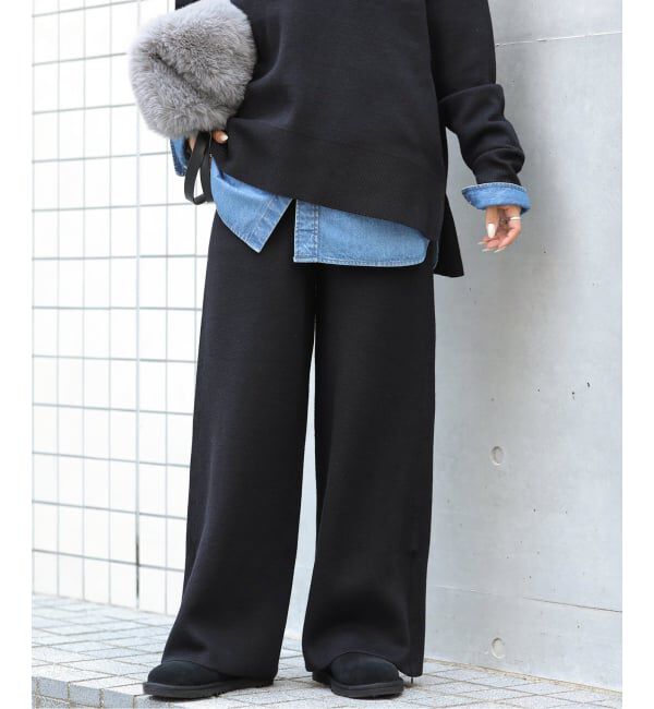 JOURNAL STANDARD relume「《予約》ウォッシャブルウールミックスワイドパンツ」|その他|