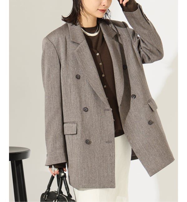 JOURNAL STANDARD「SATIN TWEED ジャケット」|テーラードジャケット|