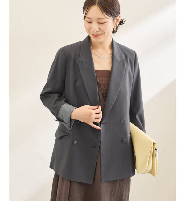 JOURNAL STANDARD「Double-breasted Blazer」|テーラードジャケット|グレー