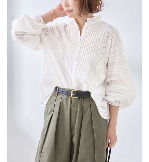 journal standard L'essage「《追加》2WAYレースブラウス」|シャツ・ブラウス|