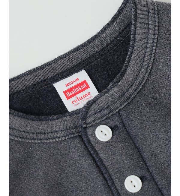 JOURNAL STANDARD relume「《予約》Healthknit / ヘルスニット 別注 ヴィンテージ ヘンリーネック スウェット」|スウェット・ジャージ|