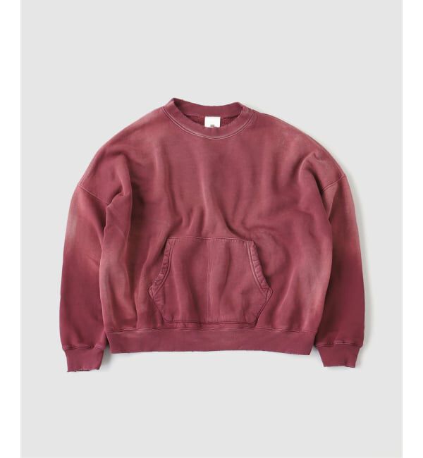JOURNAL STANDARD「MOOJI MOOJI / ム―ジ ム―ジ OVERSIZE KANGAROO POCKETCREW」|スウェット・ジャージ|ボルドー