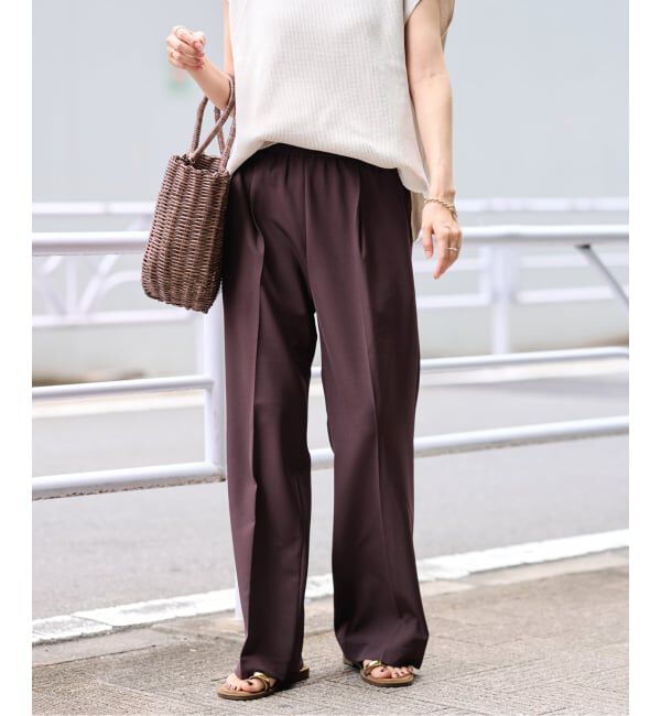 FRAMeWORK「≪洗濯機洗い可能≫ウォッシャブルイージースラックス」|スラックス|