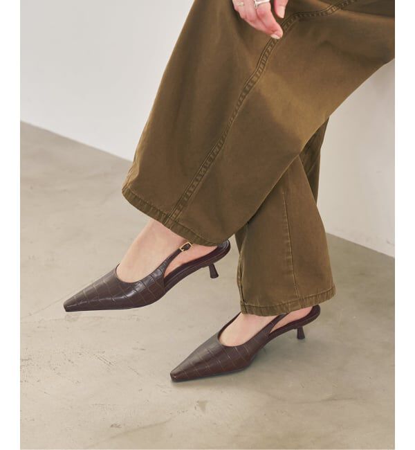 Spick and Span「Spick & Span バックスリングパンプス」|パンプス|ブラウン