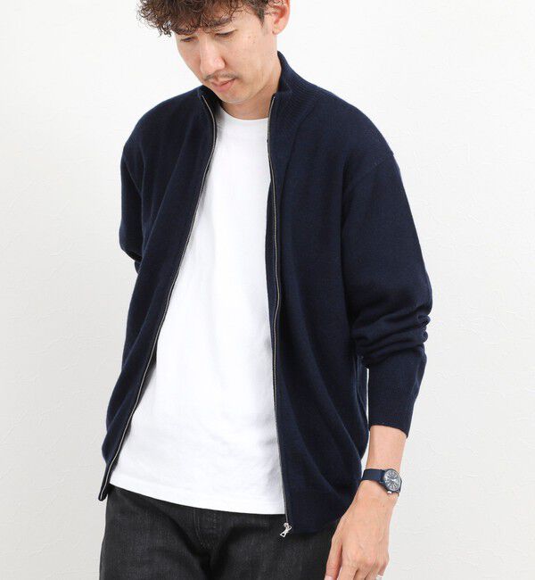 NOLLEY'S goodman「ウールカシミヤ スタンドジップニット 26AW」|ニット・セーター|