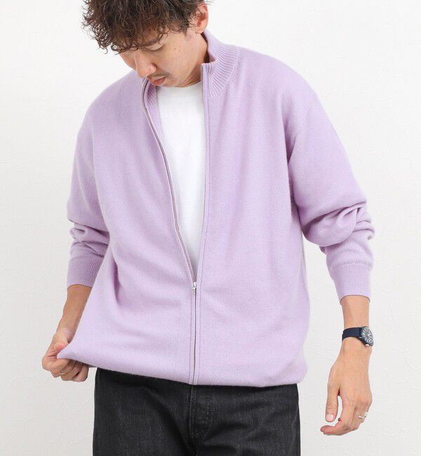 NOLLEY'S goodman「ウールカシミヤ スタンドジップニット 26AW」|ニット・セーター|