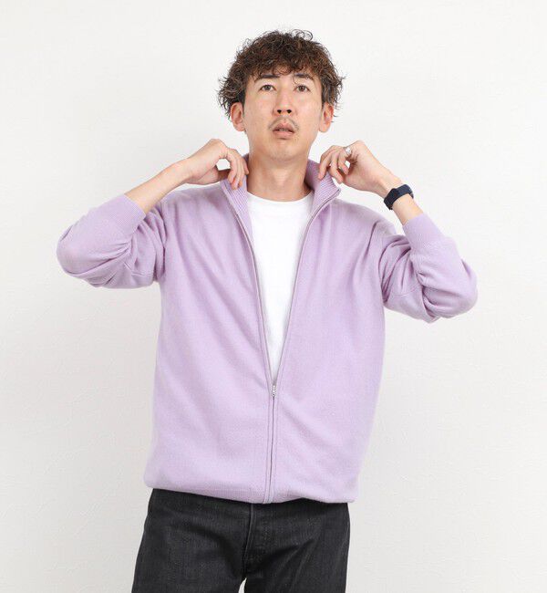 NOLLEY'S goodman「ウールカシミヤ スタンドジップニット 26AW」|ニット・セーター|