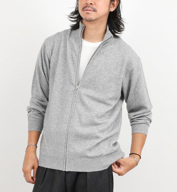 NOLLEY'S goodman「ウールカシミヤ スタンドジップニット 26AW」|ニット・セーター|