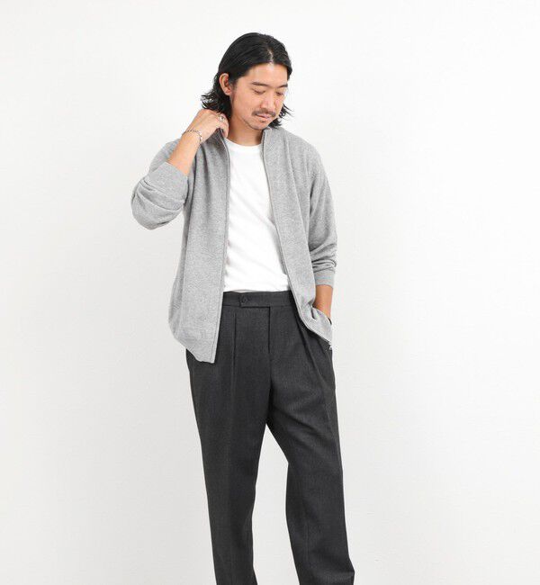 NOLLEY'S goodman「ウールカシミヤ スタンドジップニット 26AW」|ニット・セーター|