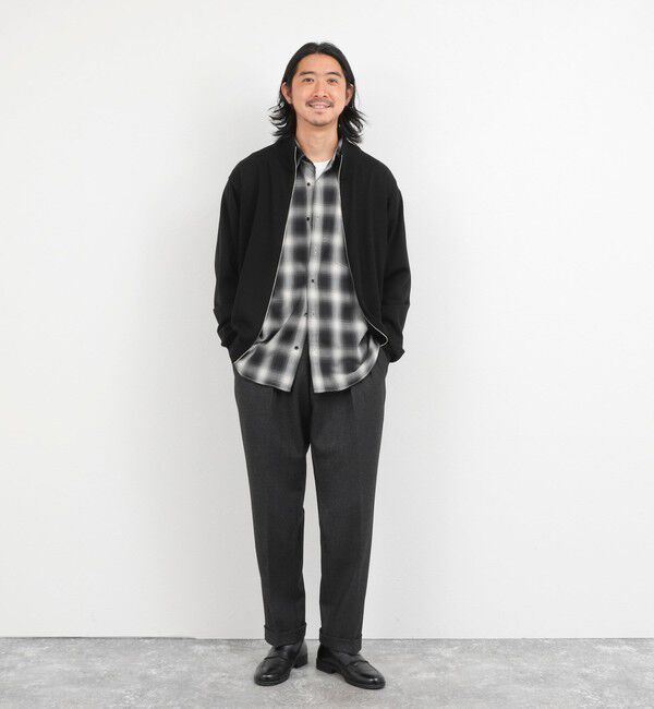 NOLLEY'S goodman「ハイゲージウォッシャブルニットスタンドジップ 26AW」|ニット・セーター|