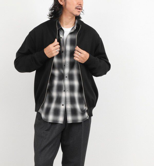 NOLLEY'S goodman「ハイゲージウォッシャブルニットスタンドジップ 26AW」|ニット・セーター|