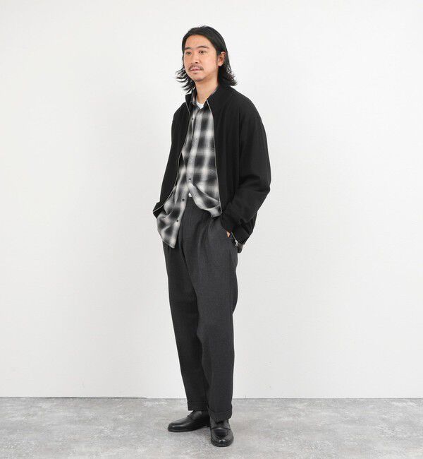 NOLLEY'S goodman「ハイゲージウォッシャブルニットスタンドジップ 26AW」|ニット・セーター|