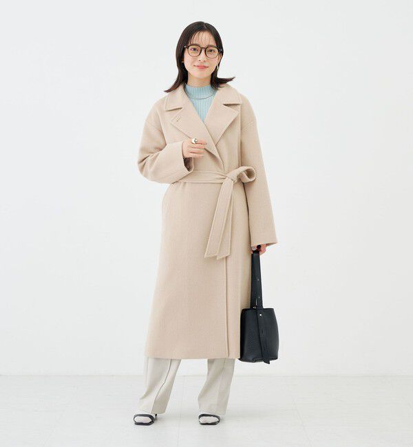 NOLLEY'S sophi「アンゴラビーバーベルテッドコート」|その他|
