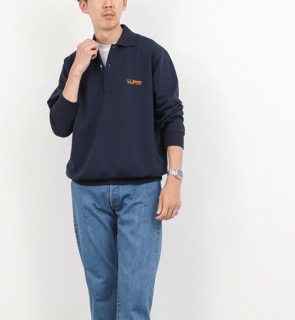 NOLLEY'S goodman「【L.L.Bean】Portage Polo Sweatshirt ポーテージ・ポロスウェットシャツ 26AW」|スウェット・ジャージ|
